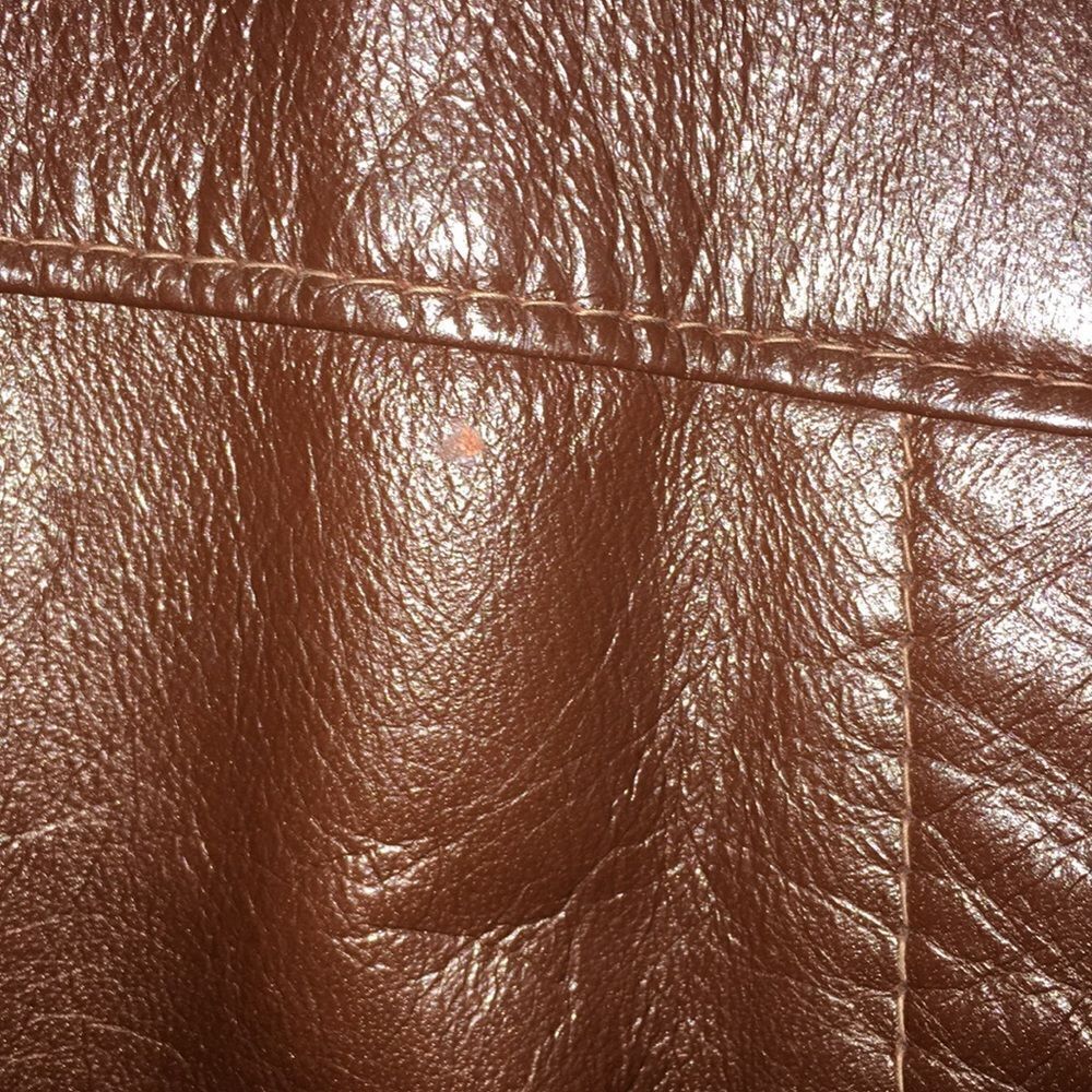 REED Leather lined brown dress Sport Coat Blazer hipster style retro Jacket L - Picture 8 of 10